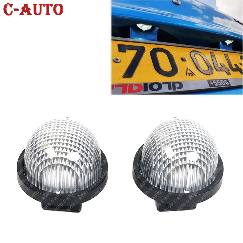 2Pc LED License Number Plate Light For Suzuki Jimmy JB Alto HA Carry Pickup Grand Vitara Swift Wagon R MC Opel Agila Car-styling