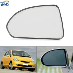 ZUK Left Right Outer Rearview Mirror Glass Lens For HONDA FIT JAZZ GD1 GD3 2005-2008 FIT SALOON 2003-2006 CITY 2007 2008 GD6 GD8