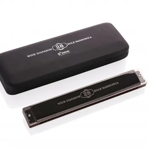 Yueko Swan Professional Playing Level 28 Hole C Tune Harmonica Advanced Phosphor Bronze Gong Sound Quality Beautiful Thick