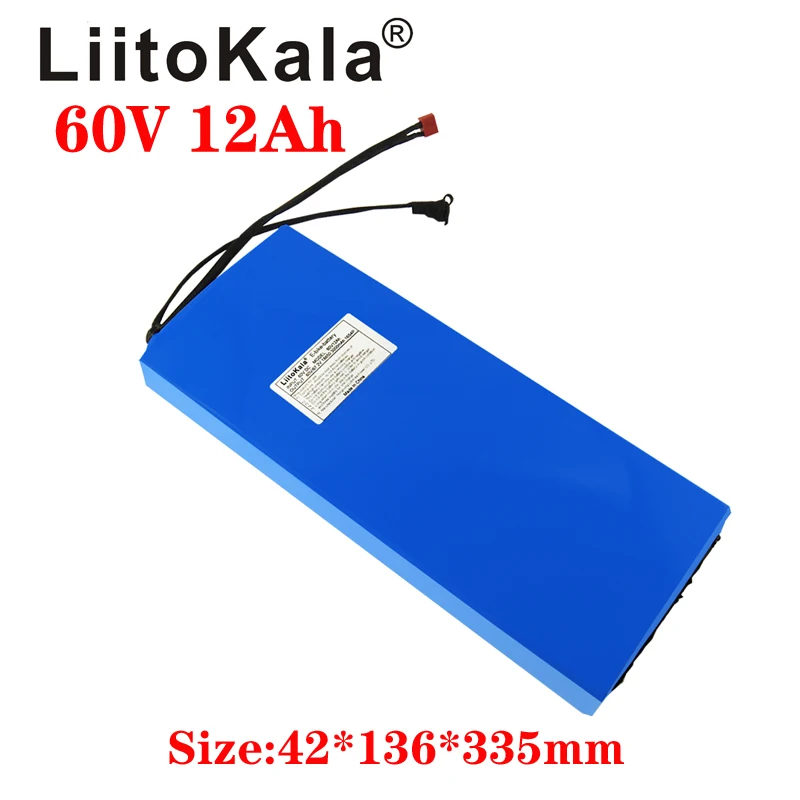 Imagem -02 - Liitokala-lithium Ion Battery para Bicicleta Elétrica Ebike Scooter 60v 12ah 1500w