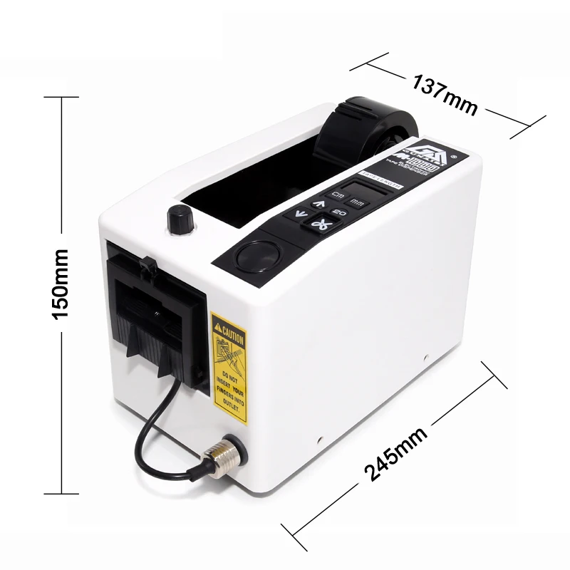 Imagem -05 - Máquina de Corte Automática de Fita Dispensador Elétrico Alta Temperatura Adesivo Escocês Dupla Face Office Art 220v 110v Ferramenta m 1000