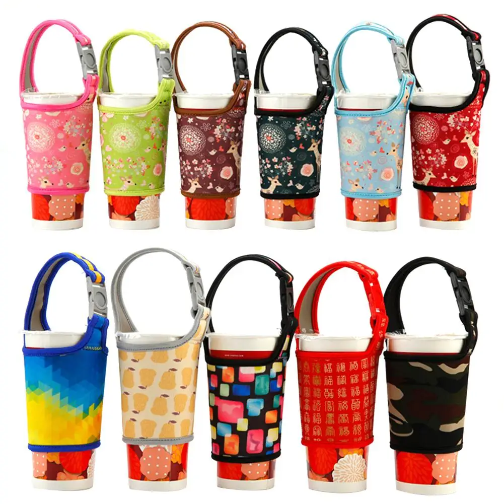 Portable Bottle Covers Neoprene Insulated Bottle Sleeve Carrier Holder for 700cc Milk Tea Coffee Tumbler Cup Drinkware