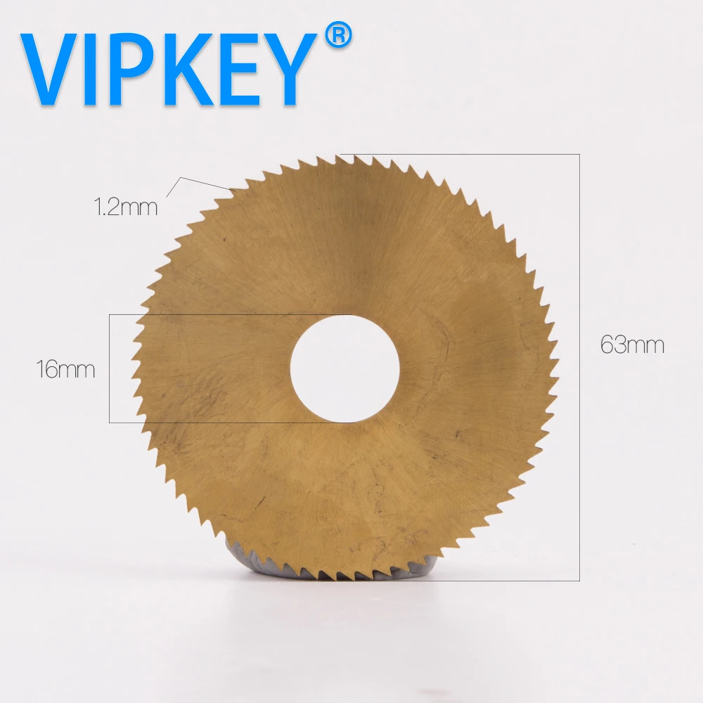 60*16*1.2mm key cutting machine minlling  cutter saw blade for 238BS 238RS key copy machine make blank key s