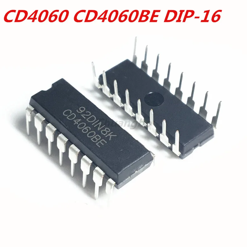 10pcs CD4060 CD4060B DIP-16 CD4060BE DIP16 New spot IC