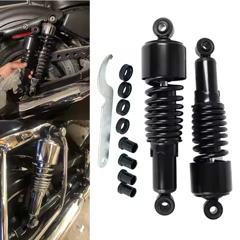 Motorcycle 267mm 10.5" Rear Shock Absorber Suspension For Harley Touring FLH 1980-2017 Dyna 1991-2016 Sportster 883 Iron 1200