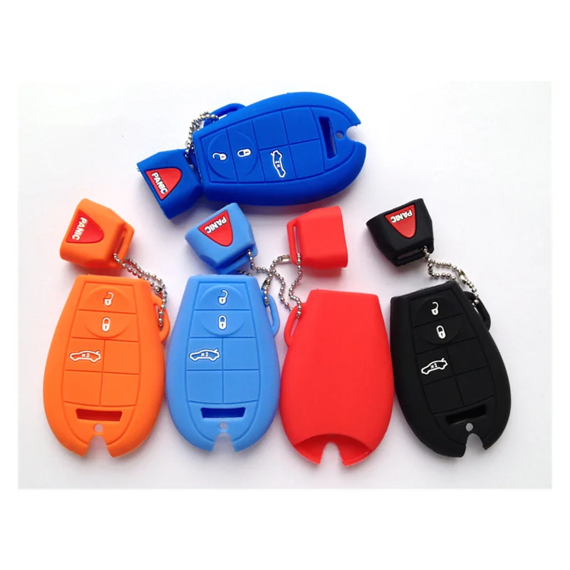 

Car Key Cover Case Key Bag For Dodge Challenger Charger Magnum Journey Ram Jeep Commander Grand Cherokee Chrysler 300 Accessory