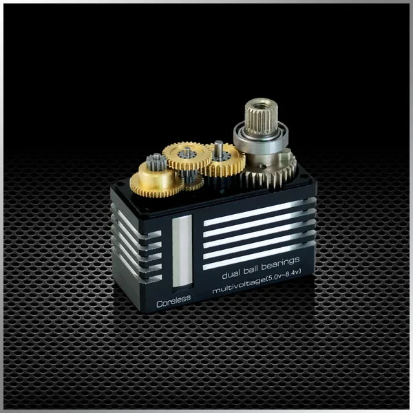 Kingmax 43g CLS4411HHV 11kg.cm Servo de engrenagem de metal digital Caixa CNC completa de alta tensão para helicóptero classe RC 500 ou avião 70E