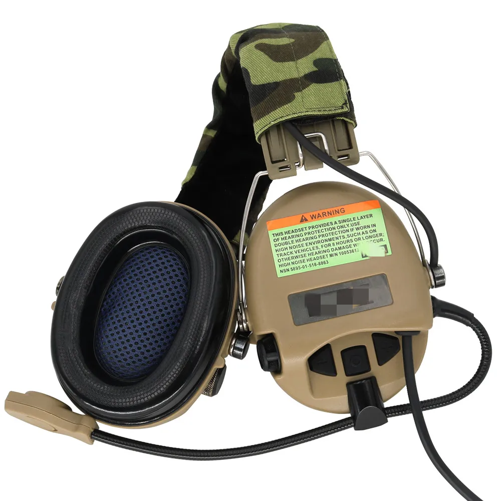 Tactical SORDIN Headset Hunting Airsoft Military Noise Reduction Shooting Intercom Tactical Headphone sordin