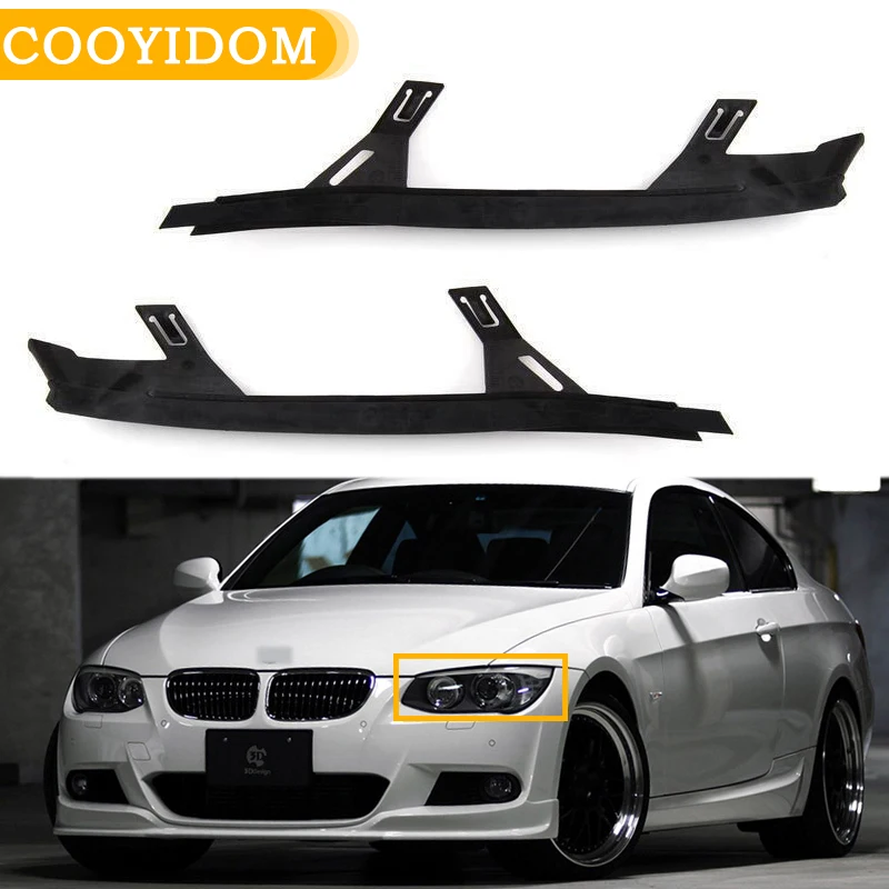 Car Headlight Lens Shell Covers Headlight Lens Gaskets For BMW E92 3 Series 2005 2006-2010 63117174517 63117174518