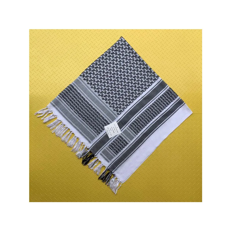 Écharpe Bandana pour femmes, foulard palestinien, col châle, écharpe tactique militaire pour hommes, Keffiyeh Palestine Shemagh, cache-cou Shemag