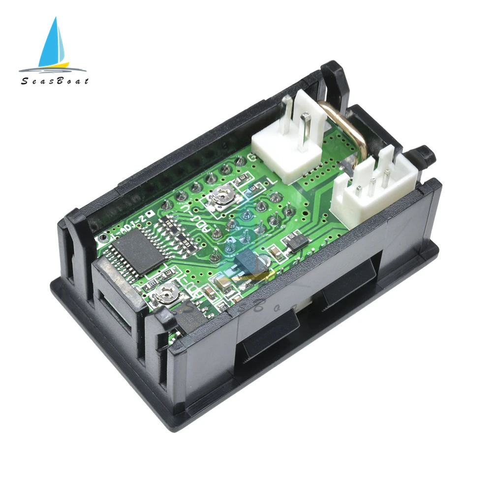 DC 100V 10A Mini Digital Voltmetro Amperometro Panel Amp Volt di Tensione di Corrente Tester Del Tester Del Rivelatore 0.56 "Dual LED display Auto Auto