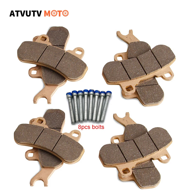 

1 Set Front And Rear Brake Pads Brake Pads With Bolts For Can-Am Maverick X3 4x4 2017 2018 2019 Front & Rear Brakes Race-Driven