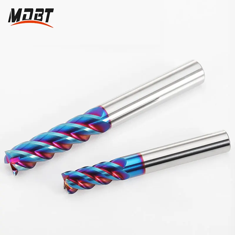 Fresa HRC65 fresa in metallo duro 1-12mm 4 flauti fresa per utensili fresa CNC