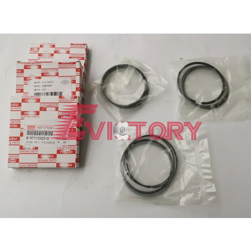 

For Isuzu engine Hiatch excavator 3AD1 piston ring set