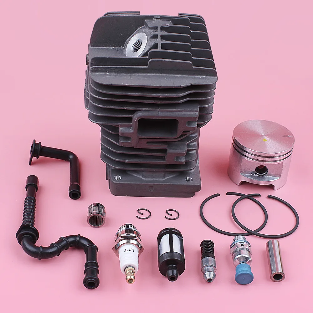 

49mm Cylinder Piston Kit For Stihl MS390 MS290 039 029 Fuel Oil Filter Line Decompression Valve Chainsaw Replace Spare Part