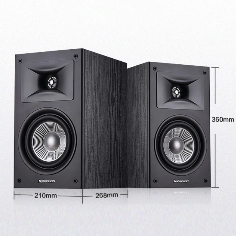 100W 4 ohm built-in 6.5 inch mid-woofer 1 inch tweeter enthusiast home theater hifi monitor passive bookshelf speaker S605