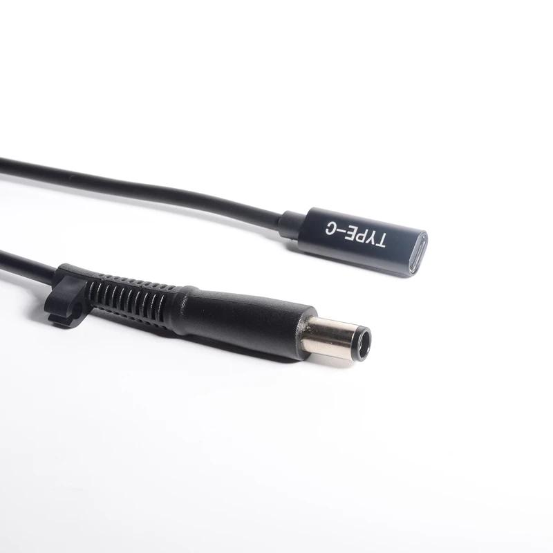 USB 3.1 Tipe C USB-C Wanita Ke DC 7.4X5.0Mm/7.4*0.6Mm dengan Pin Power biaya Adaptor Konektor Kabel 15Cm untuk HP Laptop Charger