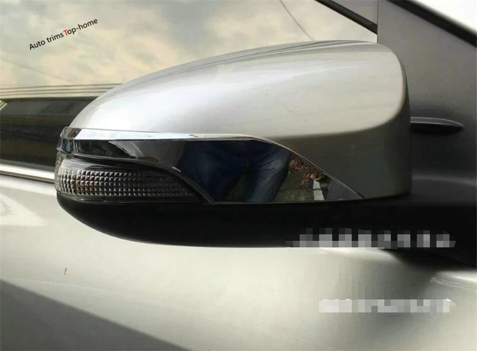 

Rearview Mirror Overlay Decoration Strips Cover Trim Fit For Toyota YARIS / VITZ 2018 2019 / With LED Turning Lamp Accessories