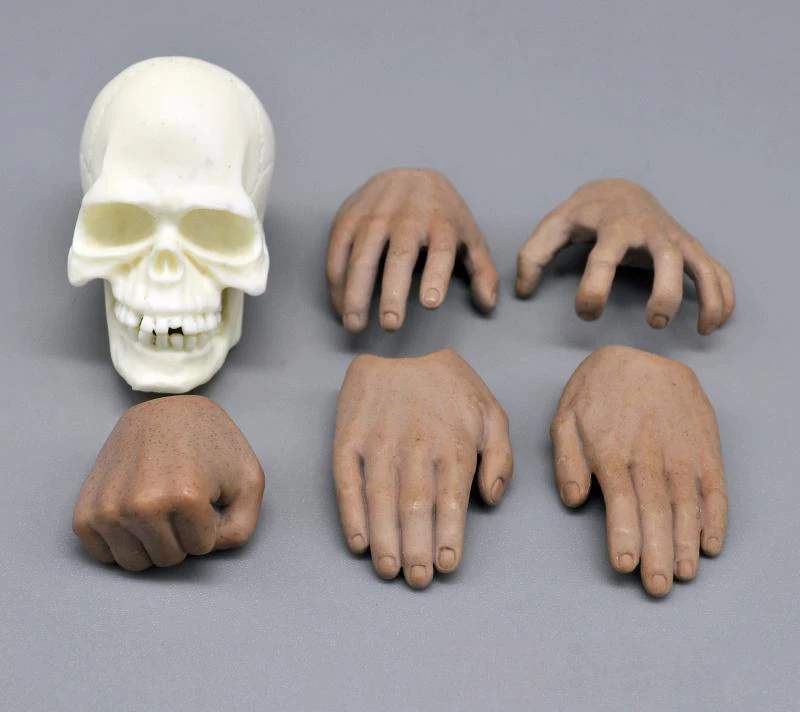 

Hot Sales 1/6th Fashion Pirate Skull Hand Models Treasure Can Suit For Usual 12 inch Doll Soldier Collection