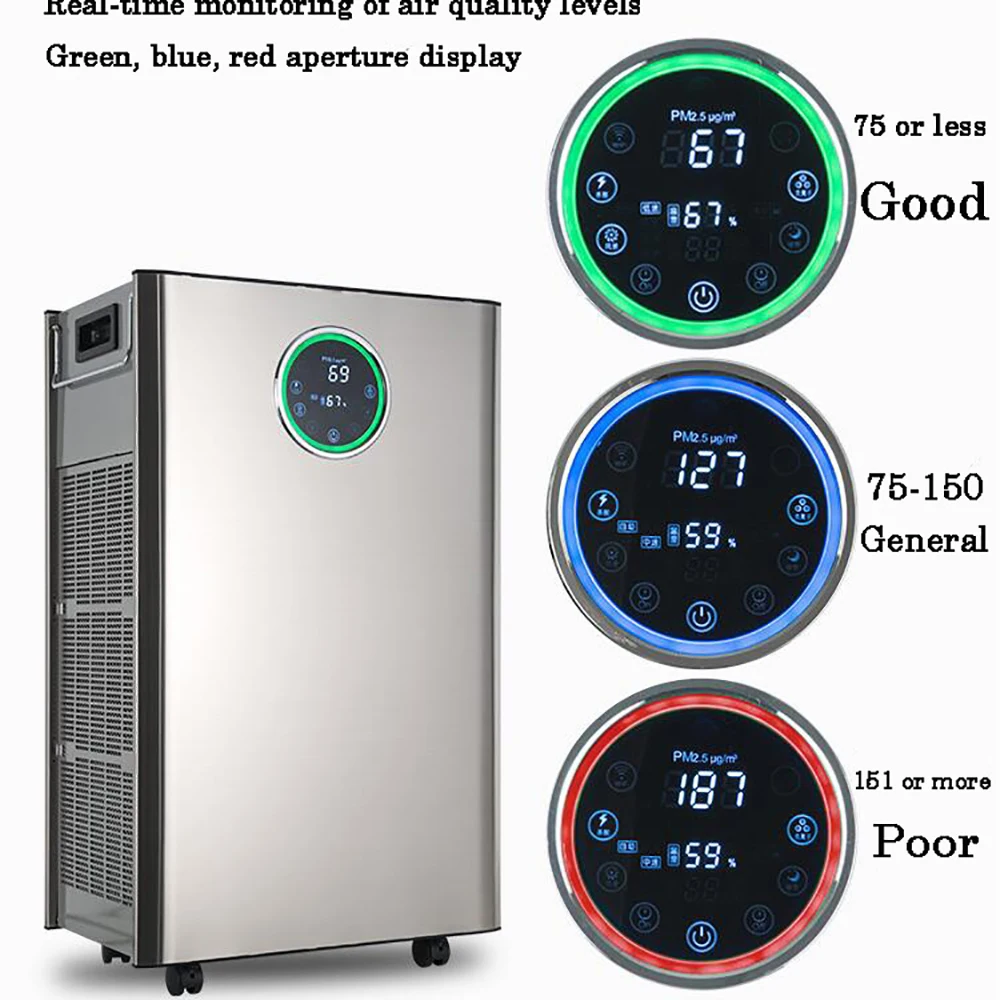 Negative Ion Formaldehyde Removal Haze Purifier School Office Intelligent Purifier Commercial Large Air Purifier