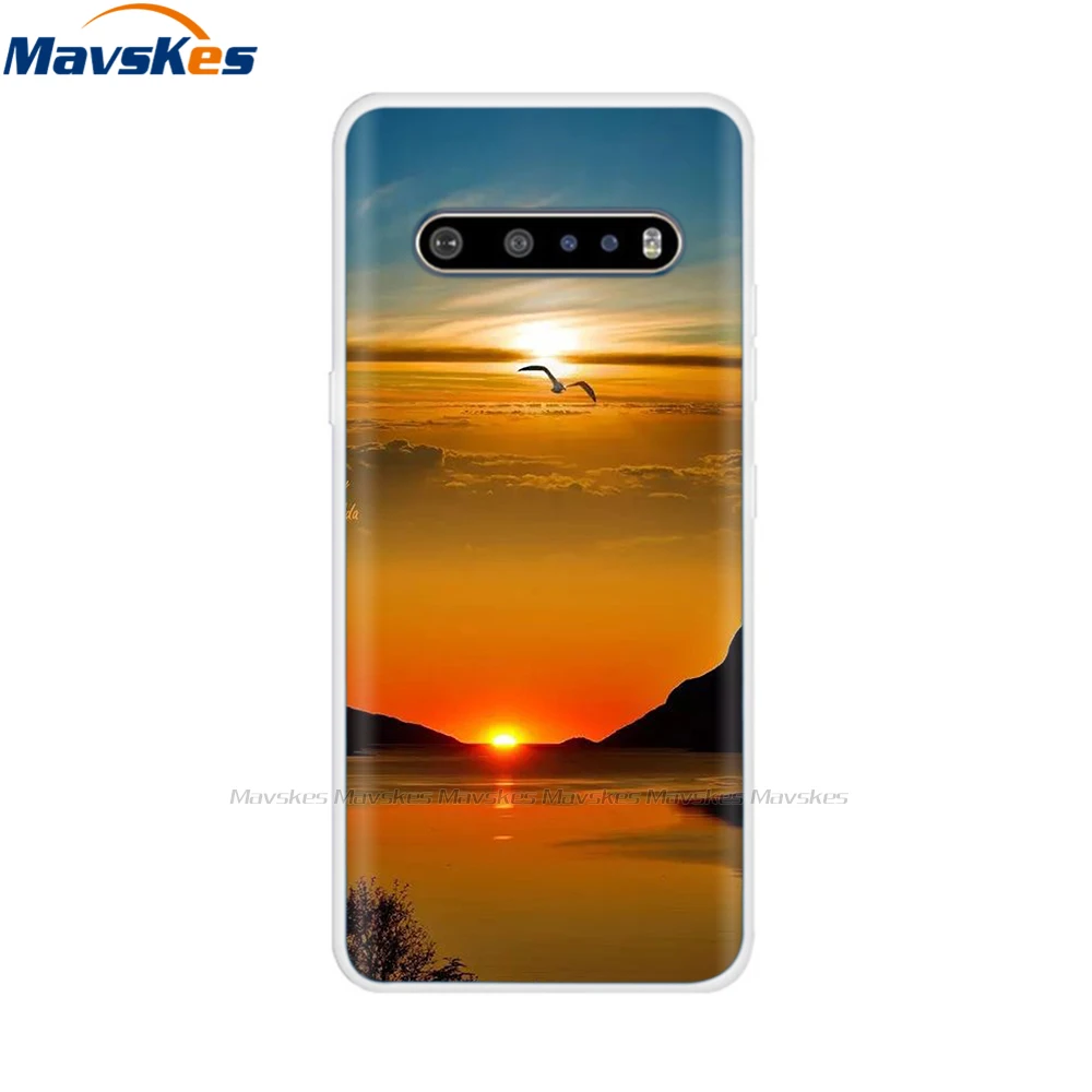 Phone Case For LG V60 ThinQ 5G Case Silicone TPU Protective Shell Cover For LG V60 V 60 ThinQ 5G Case Soft Bumper V60ThinQ Capa