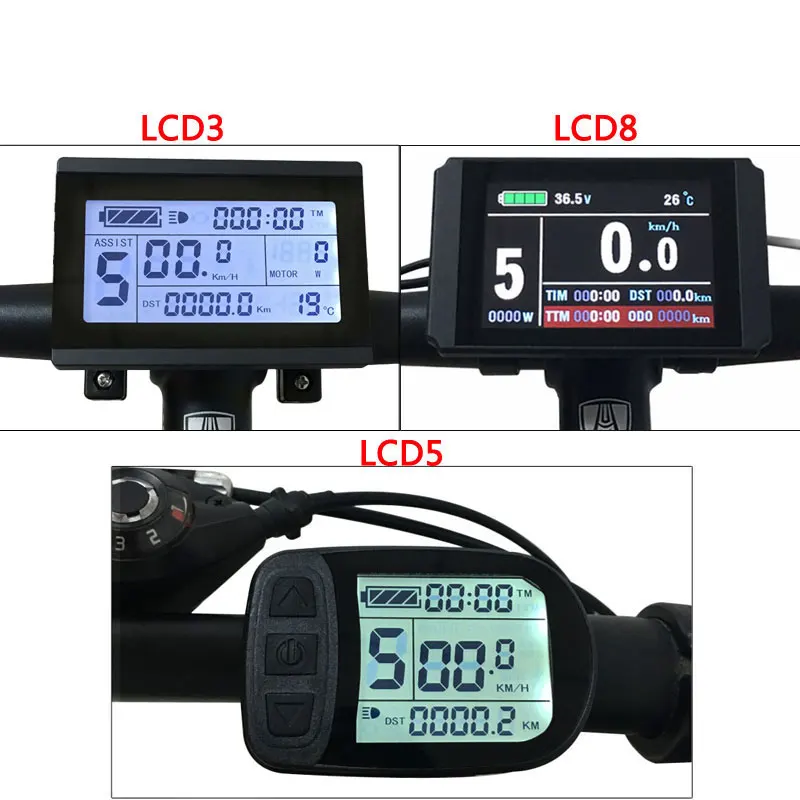 Bafang KT Controller Motor, Ebike Controller, 36V, 48V, 52V, 1500W, 1000W, 500W 350W, 250W, Dual Mode, Sinewave LCD Display, PAS