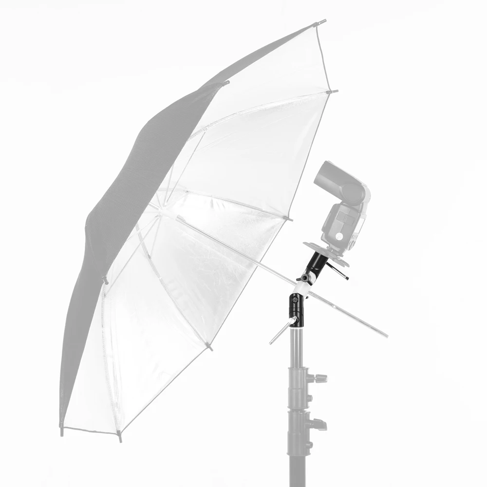 Soporte de luz de fotografía con paraguas suave, Zapata para Flash para estudio estroboscópico, Speedlight, 2M(79 pulgadas), 43 ''/33''