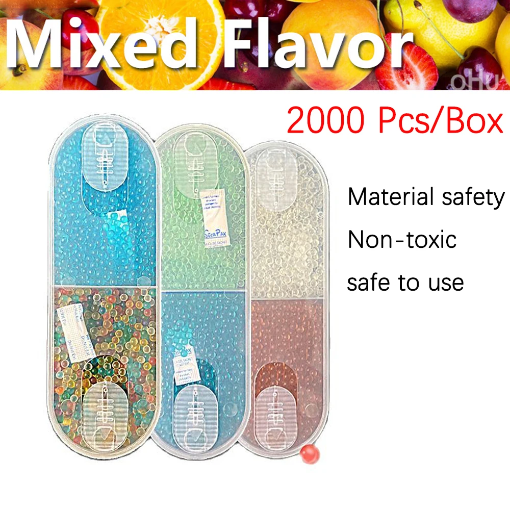 2000 Pcs/Box Cigarette Pop Ball Beads Capsules