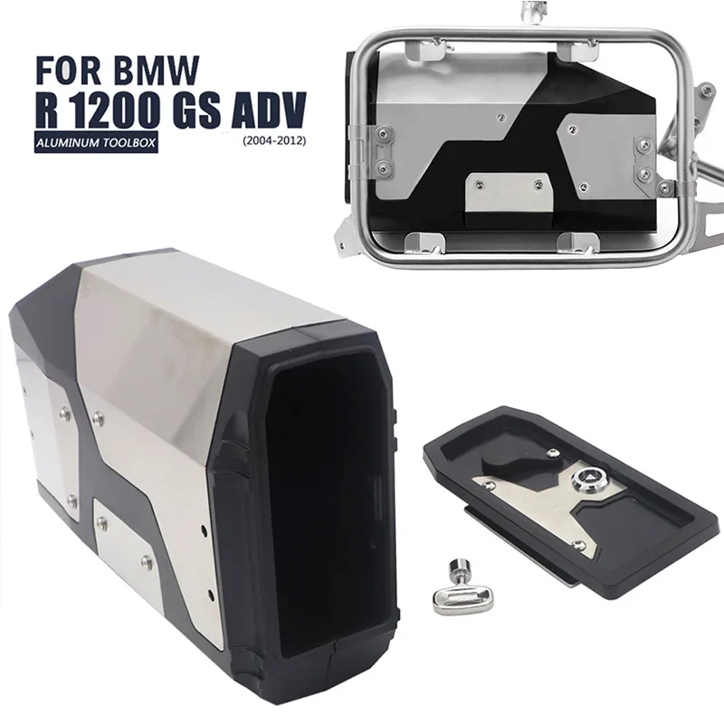 

Big sale! Tool Box For BMW r1250gs r1200gs lc & adv Adventure all years 2012 for BMW r 1200 gs Left Side Bracket Aluminum box