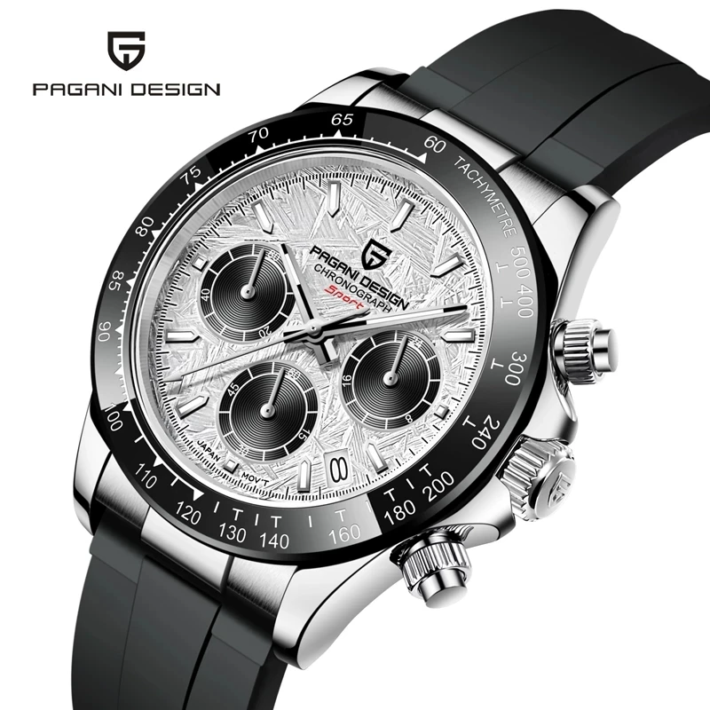 

2024 New PAGANI DESIGN Men's Sports Quartz Watches Top Brand Sapphire Stainless Steel 100m Waterproof Chronograph Reloj Hombre