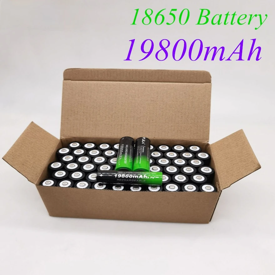 Nuova batteria 18650 3,7V 19800 mAh batera ricaricabile de li-ion para linterna LED Caliente Nueva de Alta Calidad