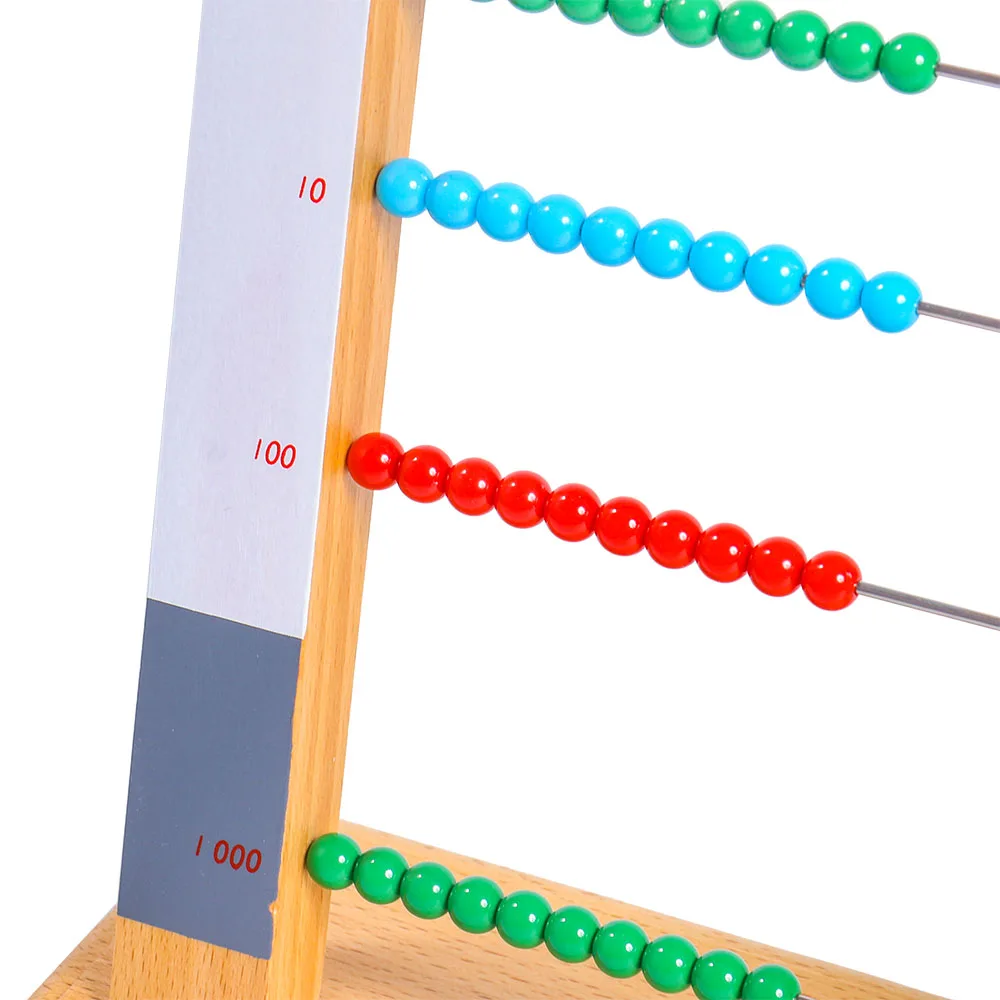 モンテッソーリ小さなビーズフレームモンテッソーリ数学数学おもちゃ教育就学前の学習材料