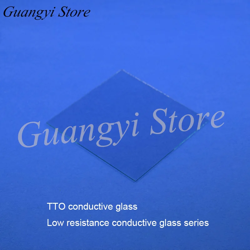 12pcs  ITO Conductive Glass 100 X 100 X 1.1mm, 7ohm/sq