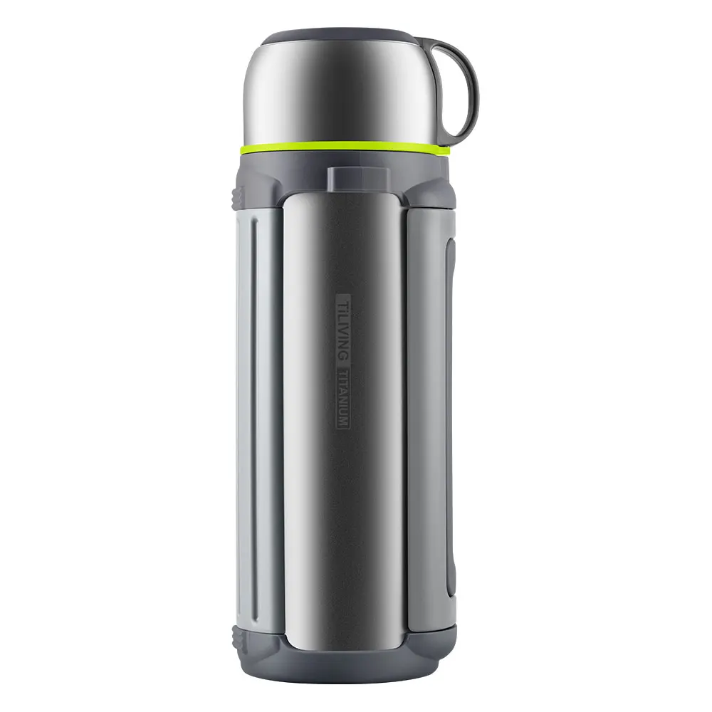 

Titanium 1.8L Insulated Kettle Outdoor Travel Car Insulated Kettle Large Capacity Insulated Cup Hiking Thermos