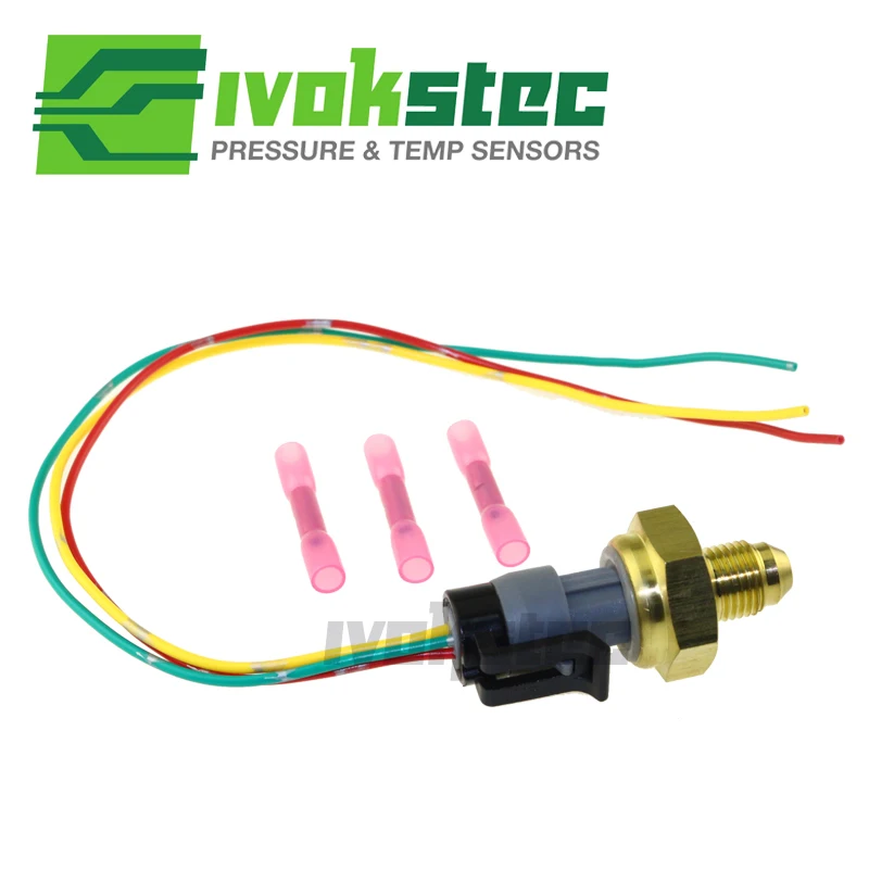 1846480C2 Exhaust Back Pressure EBP Sensor For Navistar International MaxxForce DT 9 10 With Pigtail Connector Plug Kit