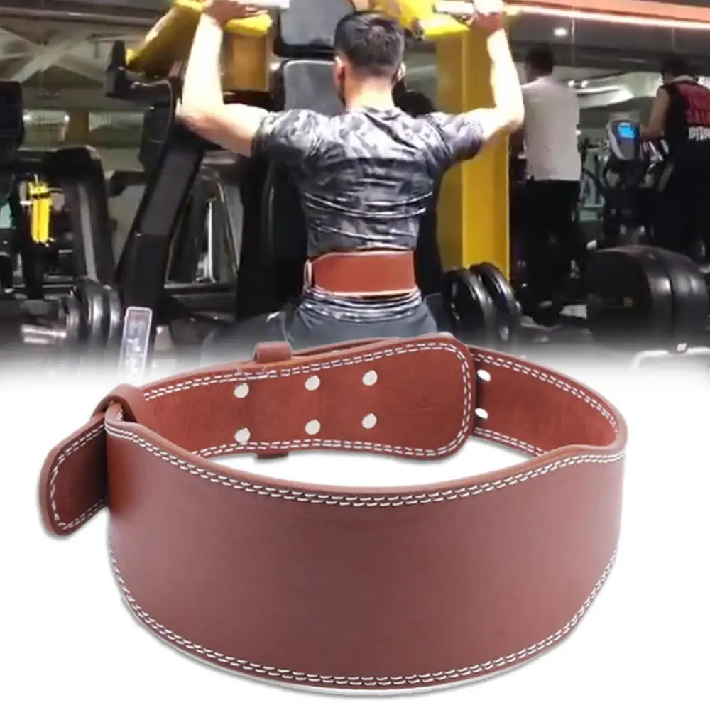 Unisex Powerlifting Training Belt Lumbar Weightlifting Waistband Training Belt