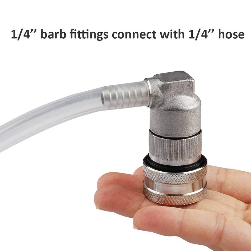 Stainless Ball Lock Disconnect,Gas/Liquid Keg Fittings For Beer Corny Keg,Homebrew Connector