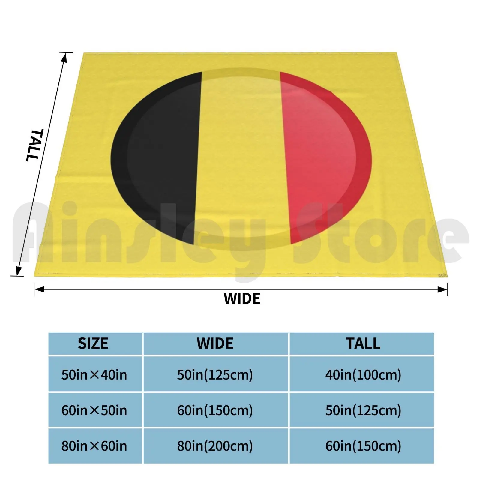 Belgium Blanket Fashion Custom Aline Top Shower Flag Flags World Country Countries Europe Asia Africa North