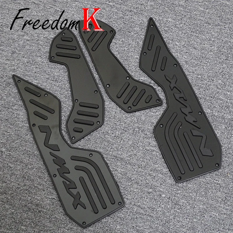 Motorcycle CNC Front Rear Footrest Footboard Step Floorboards Pegs Plate Fit For NMAX155 NMAX 155 N-MAX155 N-MAX 2020