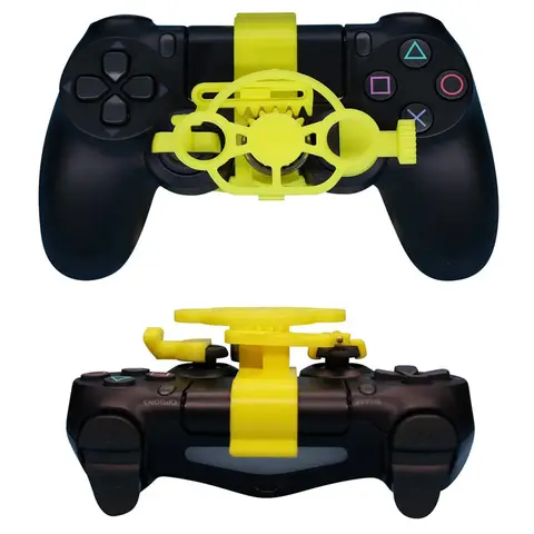 PS4 Enhanced Gaming Racing Wheel , 3D Printed Mini Steering Wheel add on for The Playstation 4 PS4 Dualshock 4 Controller