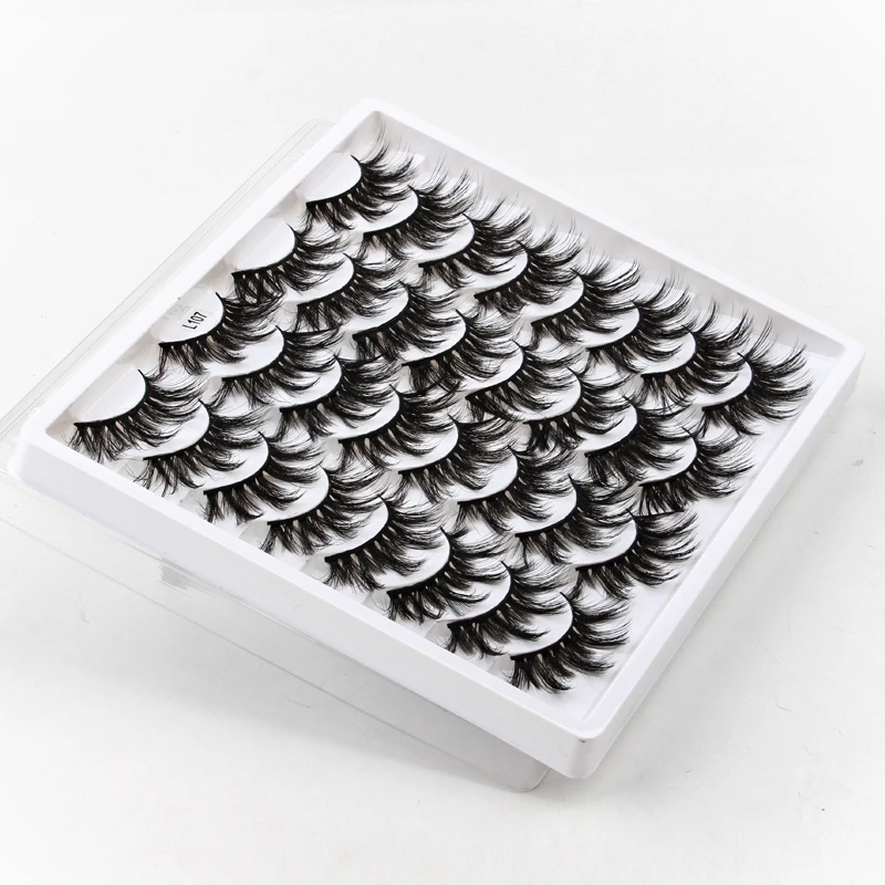 SHIDISHANGPIN 3/5/16 Pairs Dramatische 3D Nerz Wimpern Natürliche Falsche Wimpern Weiche Lange Gefälschte Wimpern Verlängerung Handgemachte Flauschigen Lash