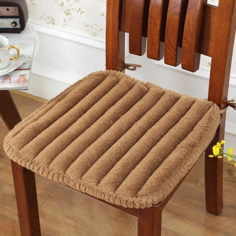 Hoof Chair Seat Cushion Pure Colour Dining Chair Cushion Home Decor Pad Sofa Seat Cushion Back Of Car Chair Pad Plush Fart Pad