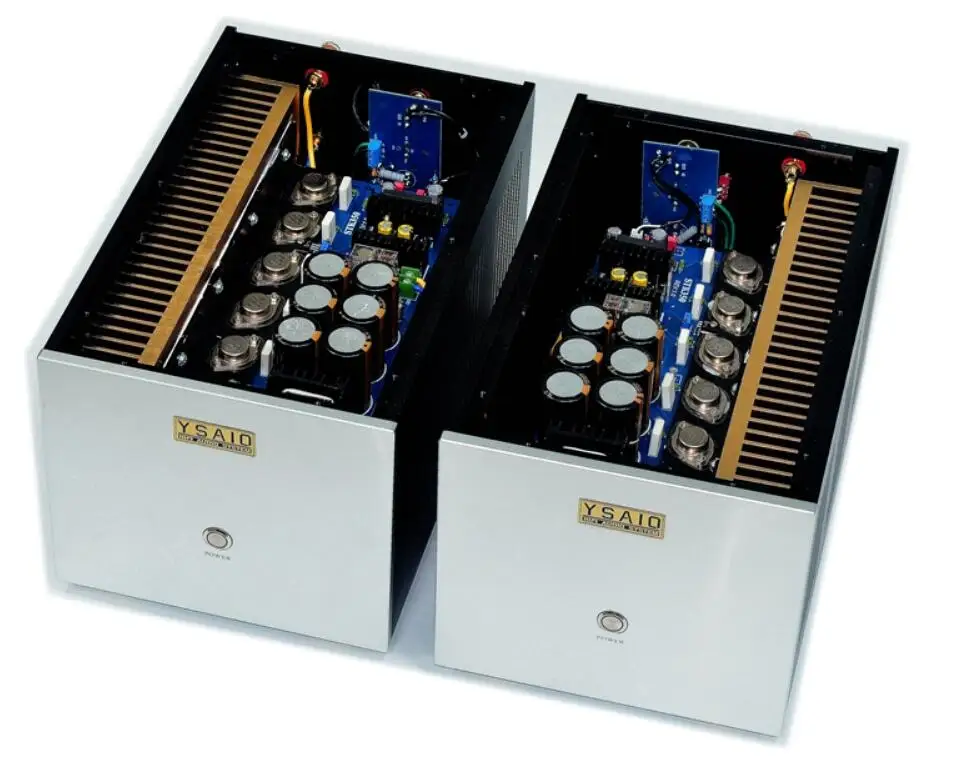 

One pair Finished T350 HiFi 300W+300W Gold seal high power split Post amplifier