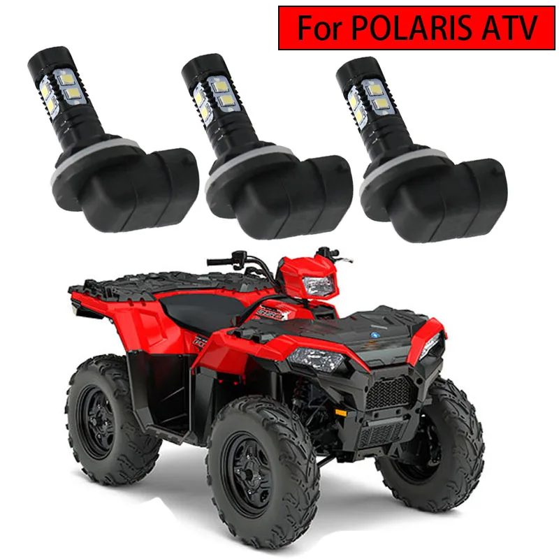 50w Bulbs Upper headlight For 2005-2018 POLARIS SPORTSMAN 110 300 400 450 500 550 570 600 700 800 850 1000 & ACE XP X2 SP MODELS