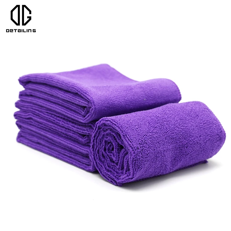 

Purple Color 30*70cm 340g Car Washing Towel Car Cleaning Clothes with Good Water Absorption