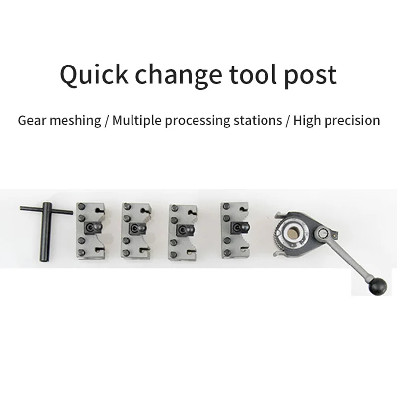 NUMOBAMS 45# Steel Fine Grind Aa Quick Change Tool Holder for 120-220 Swing over Bed Lathe WM180 WM210 Machine Carrier