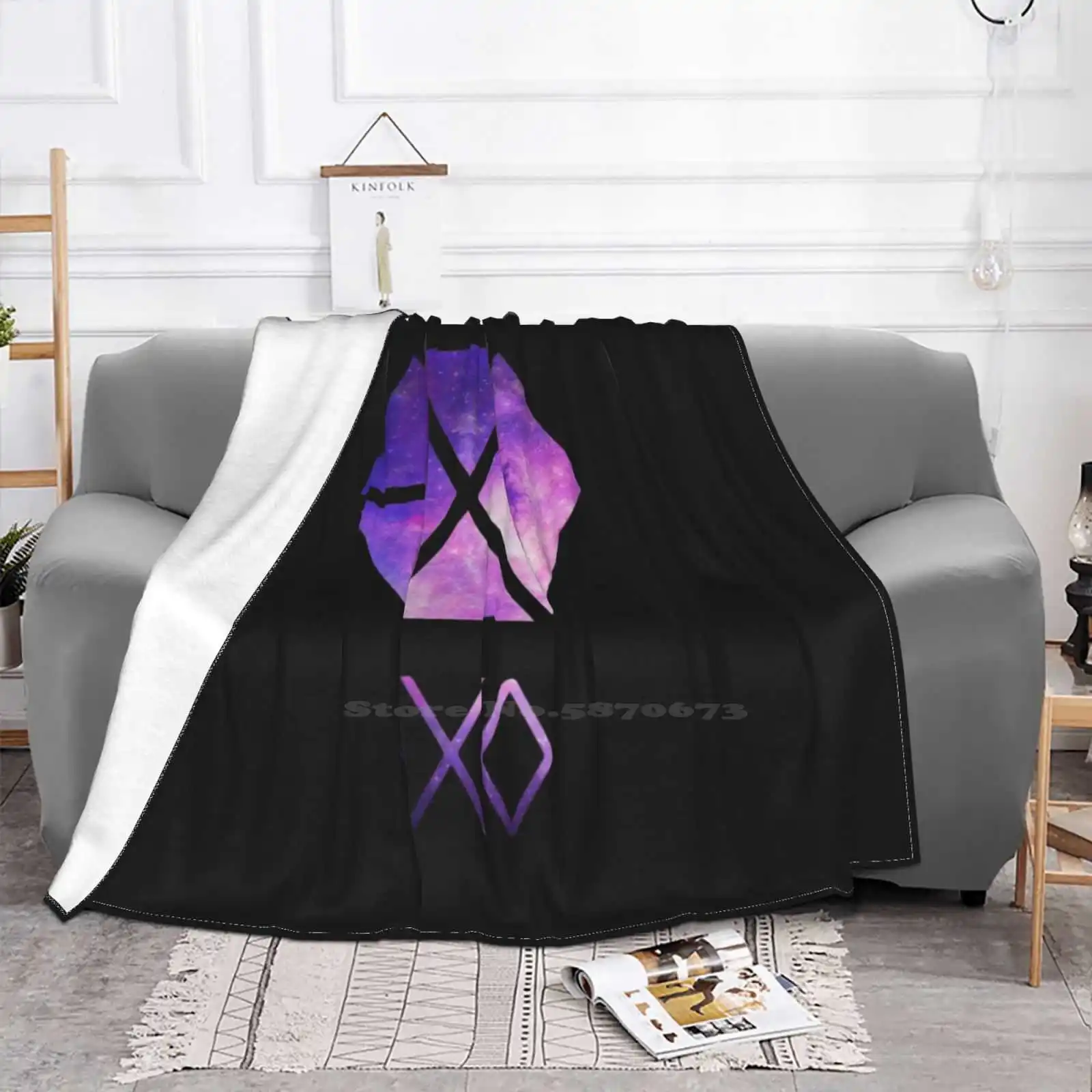 Galaxy Air Conditioning Blanket Travel Portable Blanket Galaxy L Kpop K Pop