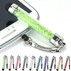 Rhinestone Stylus Pen with Dustproof Plug for Universal Touch Screens Devices, Capacitive Stylus for Tablet Smart Phones
