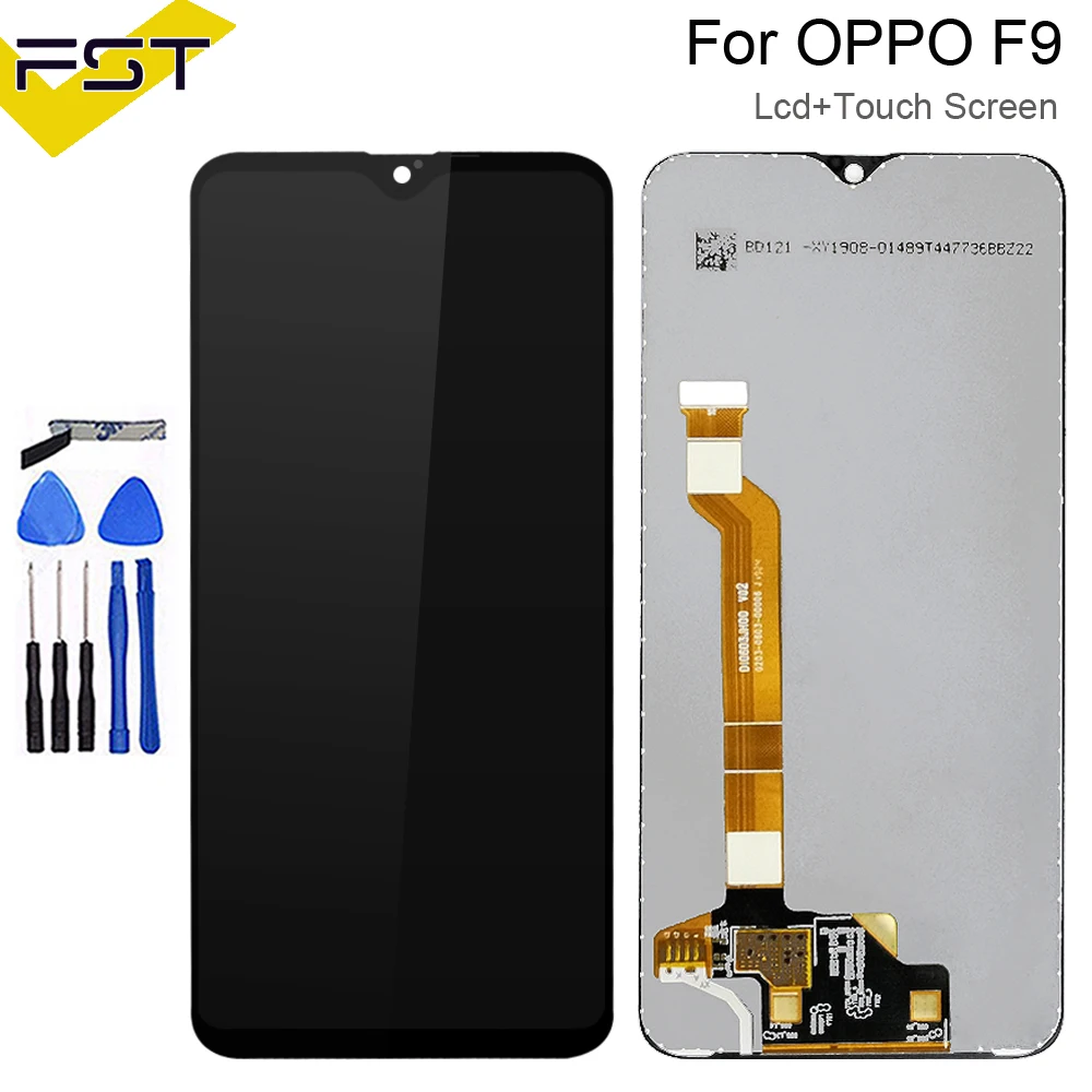 

Original Display For OPPO F9 LCD Screen Touch Digitizer With Frame For OPPO F9 Pro CPH1823 CPH1881 CPH1825 LCD Screen Display