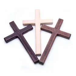 Croce di legno cristiana 12cm (4,7 pollici) appeso a parete grande croce lunga decorazione domestica